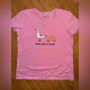 Life is Good Pink Shirt